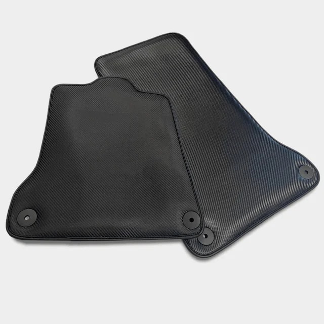 AutoWin black carpet floor mats for McLaren 570S