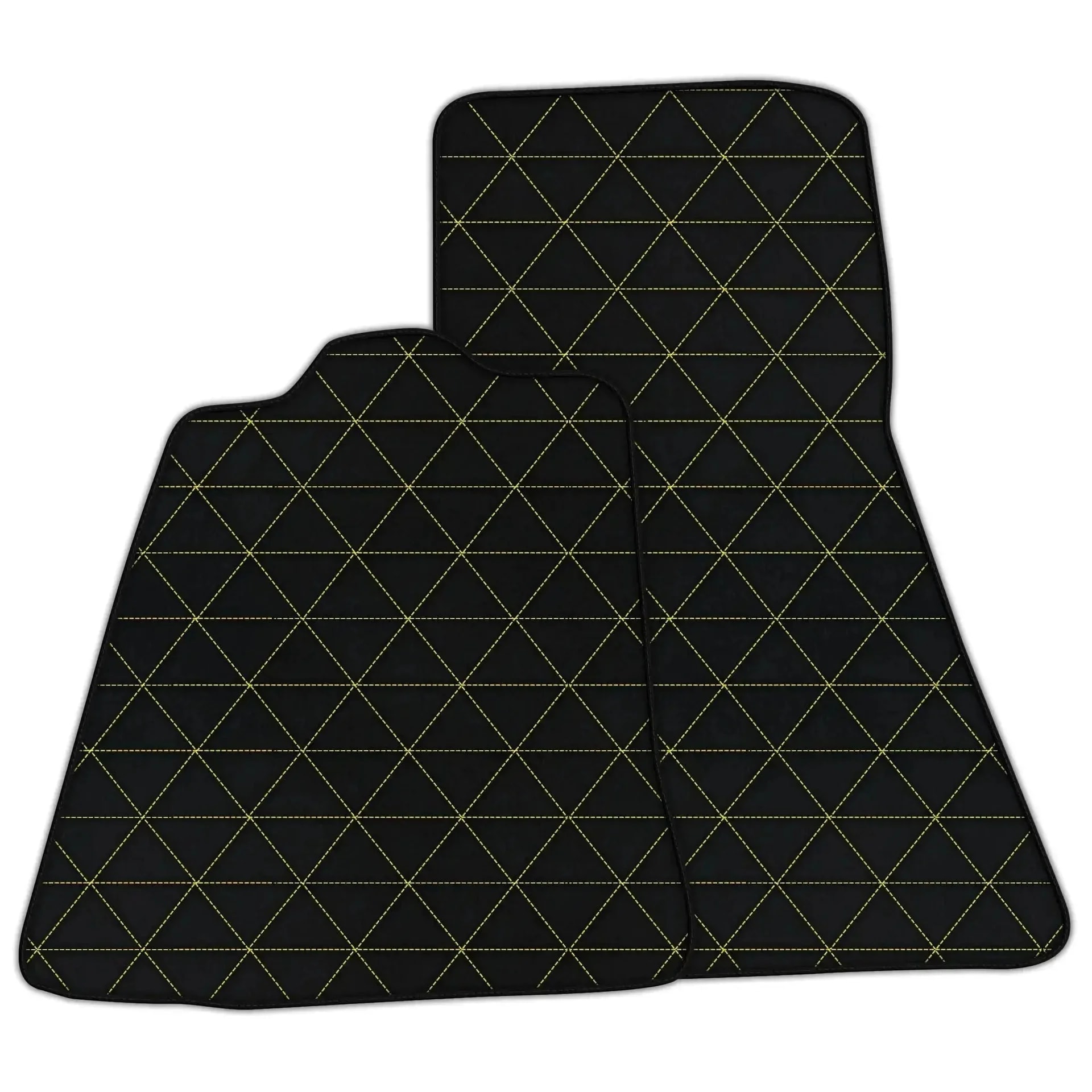 Customizable leather floor mats with hexagon pattern for McLaren 720S