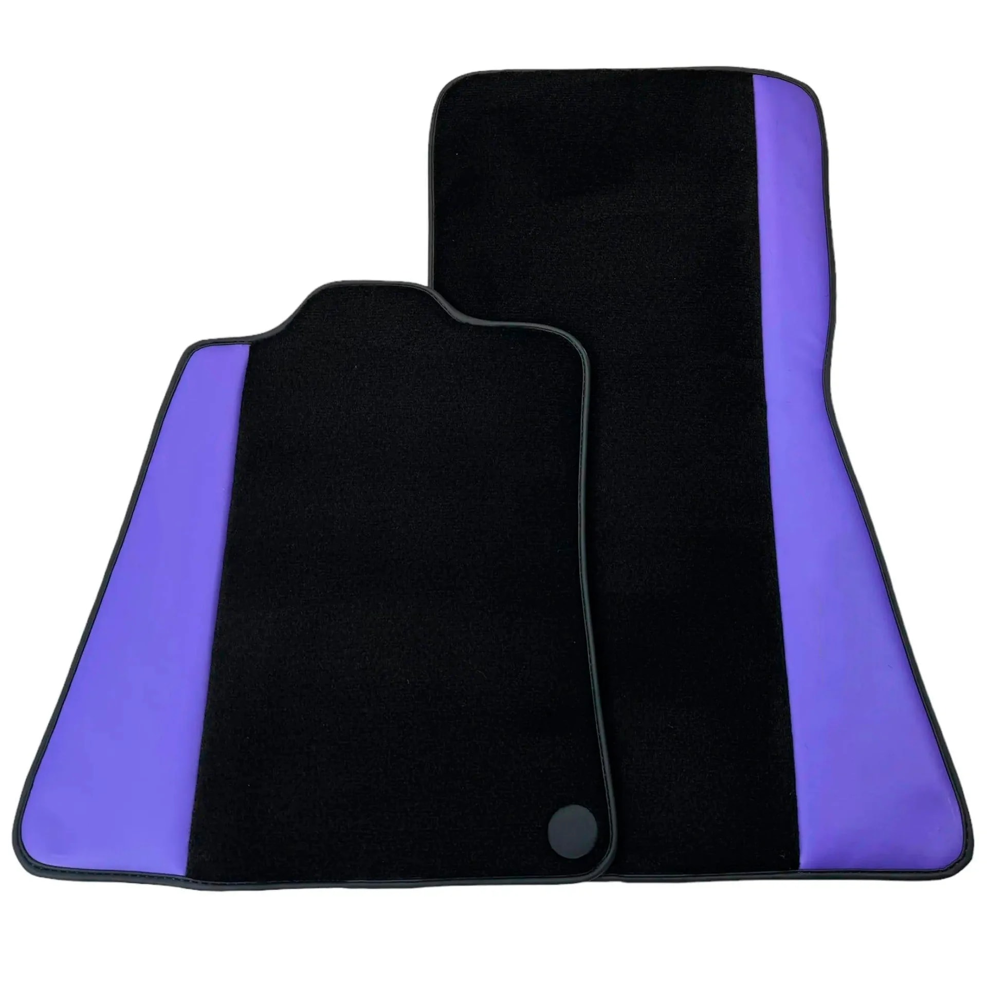 Purple leather floor mats for McLaren 750S front view