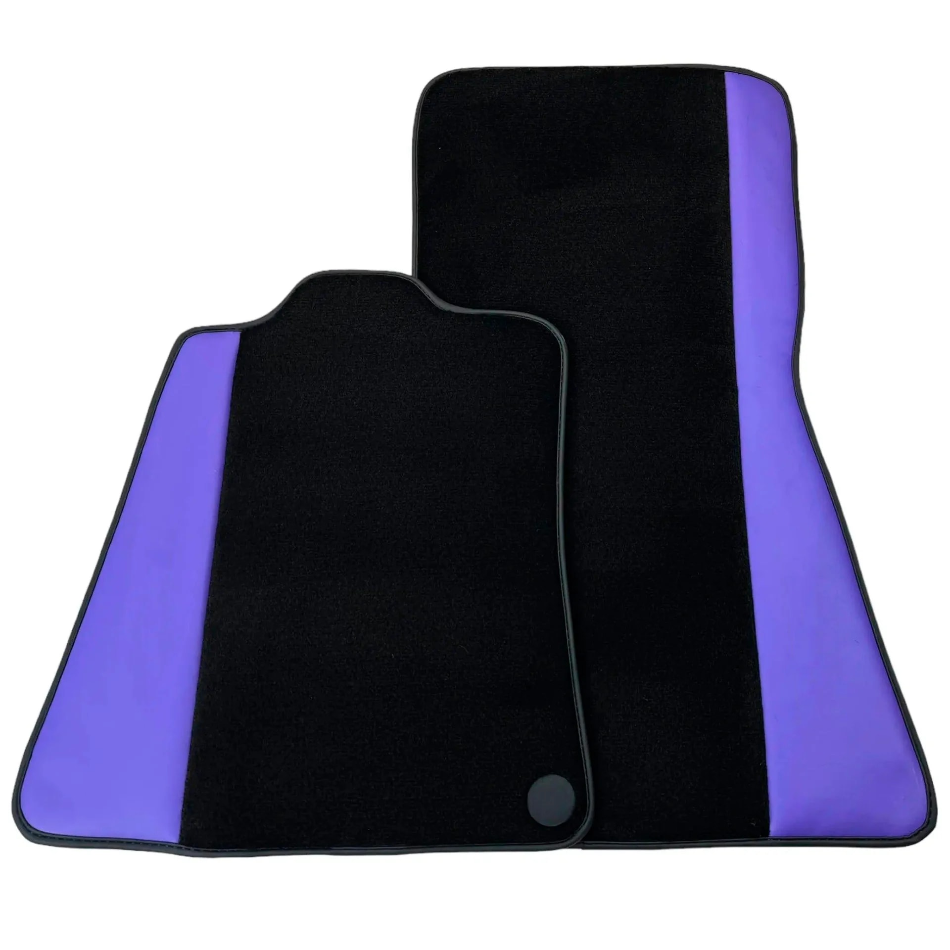 Purple leather floor mats for McLaren MP4-12C